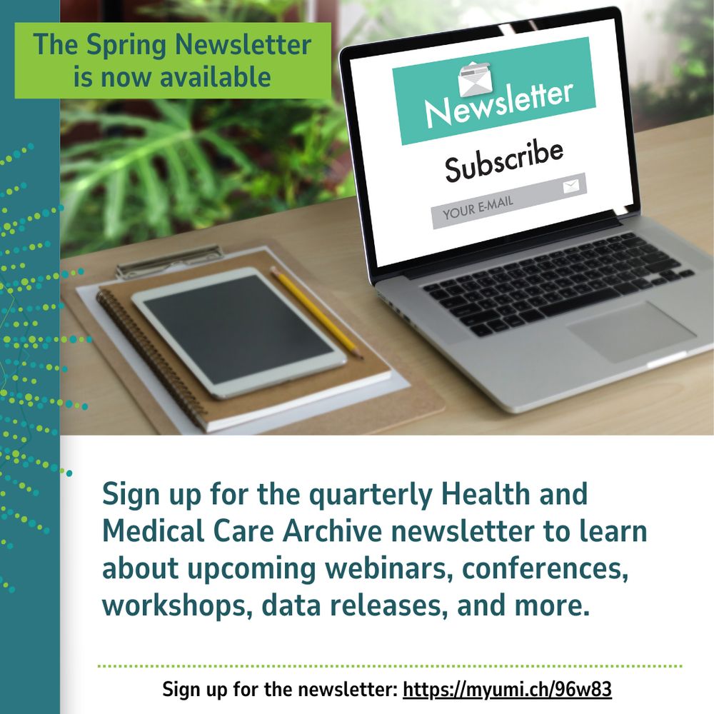 Infographic about HMCA's spring newsletter plus a link to sign up for the quarterly newsletter