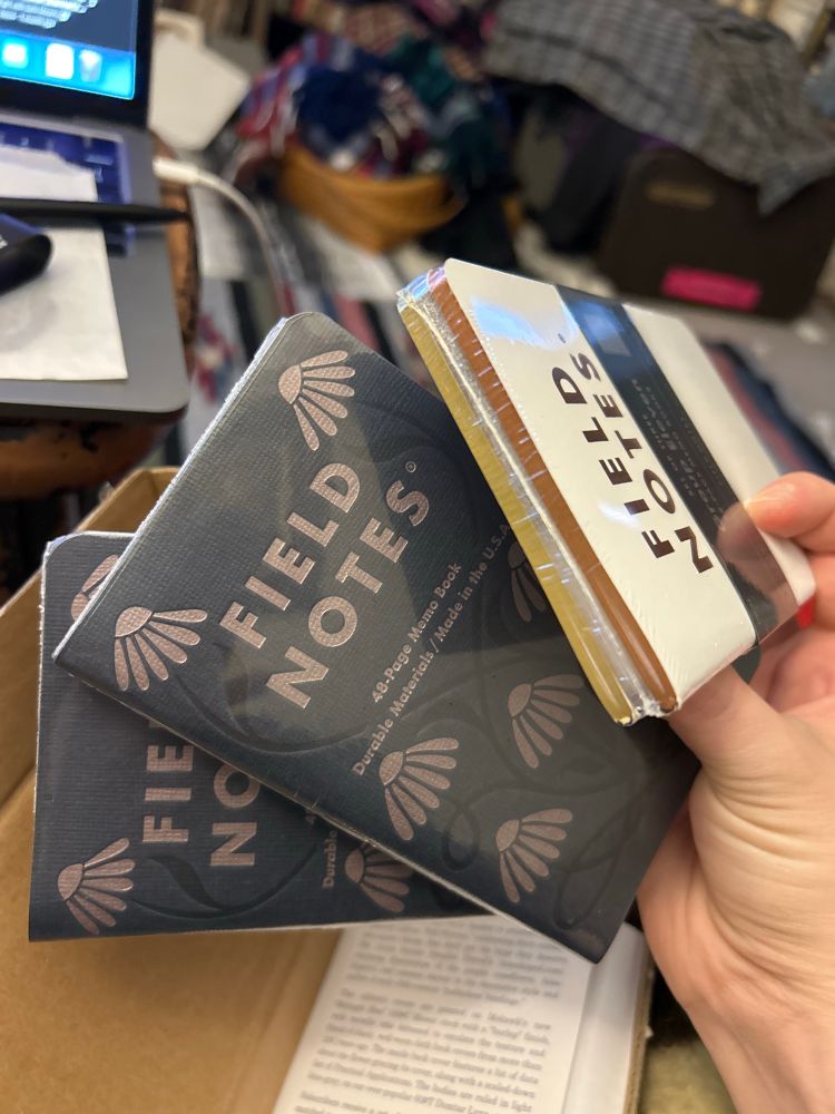 a bunch of lil notebooks 