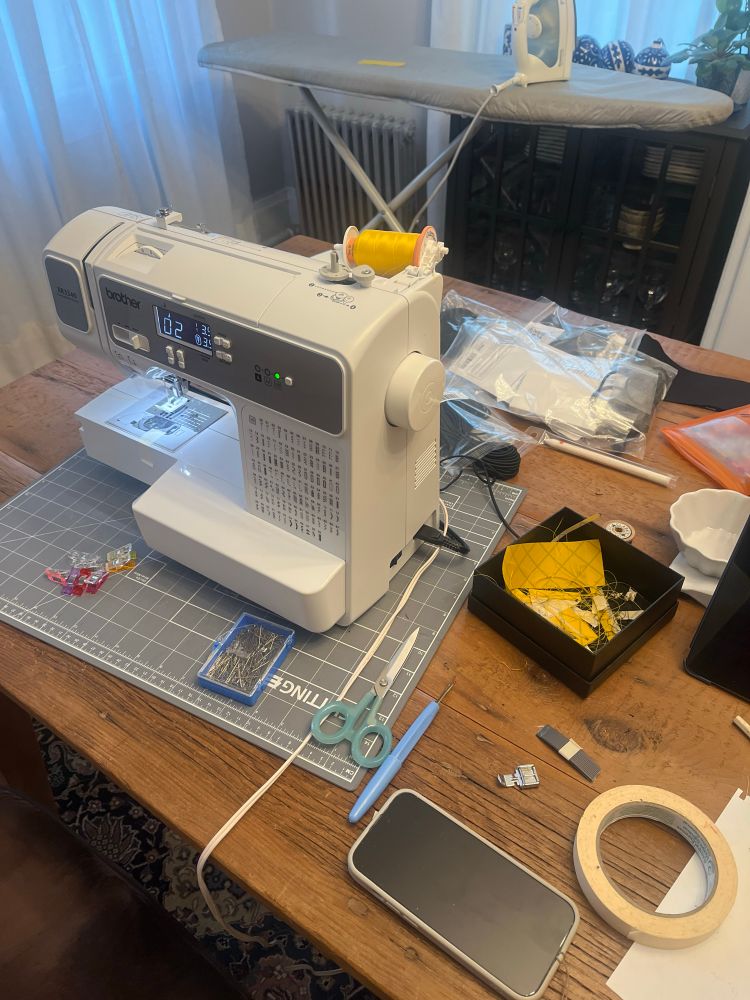 A sewing machine and similar items