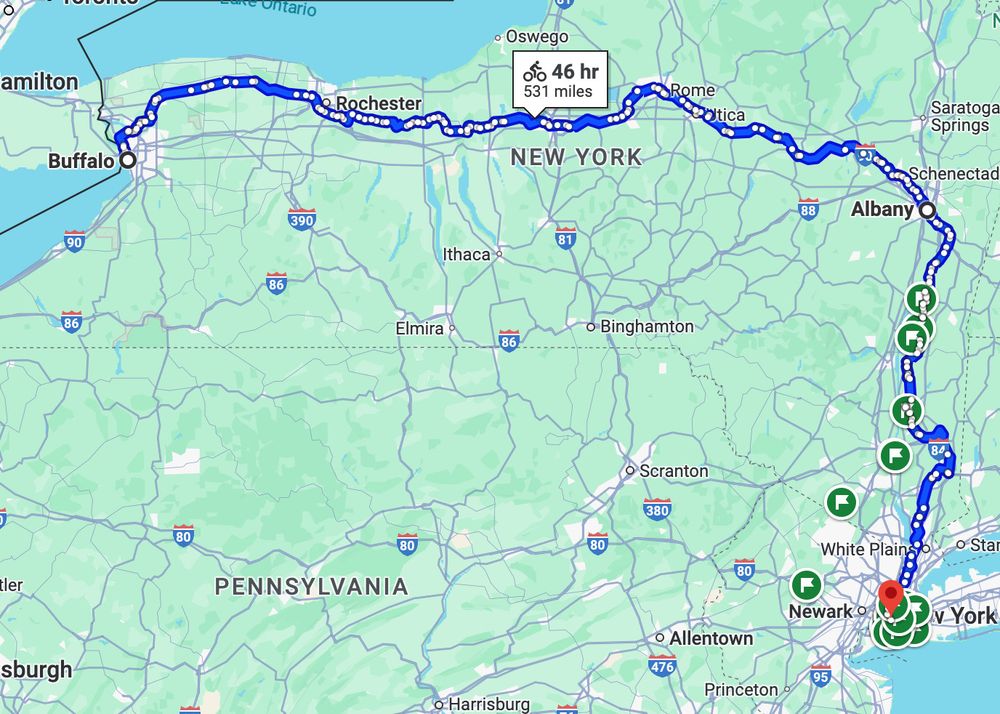biking from buffalo to brooklyn
