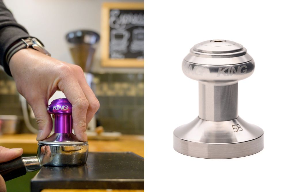 a chris king espresso tamper