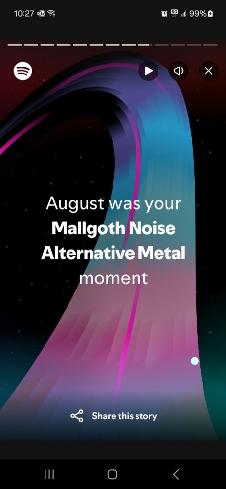 Spotify wrap called me a mallgoth