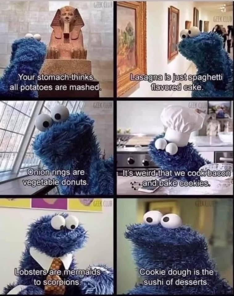 Nonhuman philosophy: Cookie Monster edition