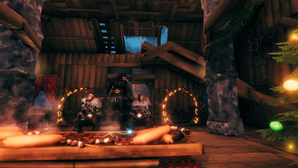 Same location, however this time the woman in the middle is standing atop the seat looking down at the one on the right