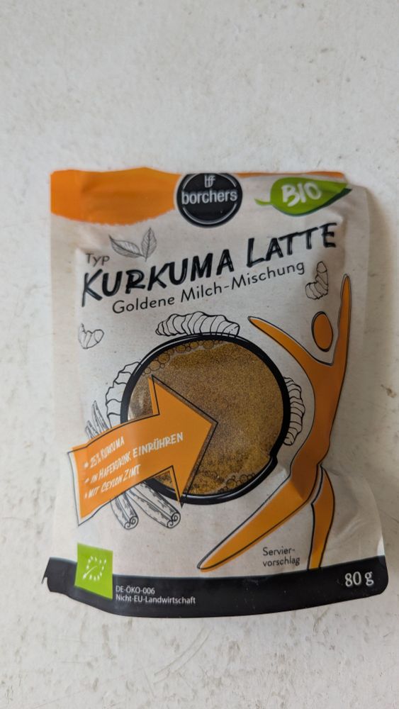 Kurkuma Latte Packung