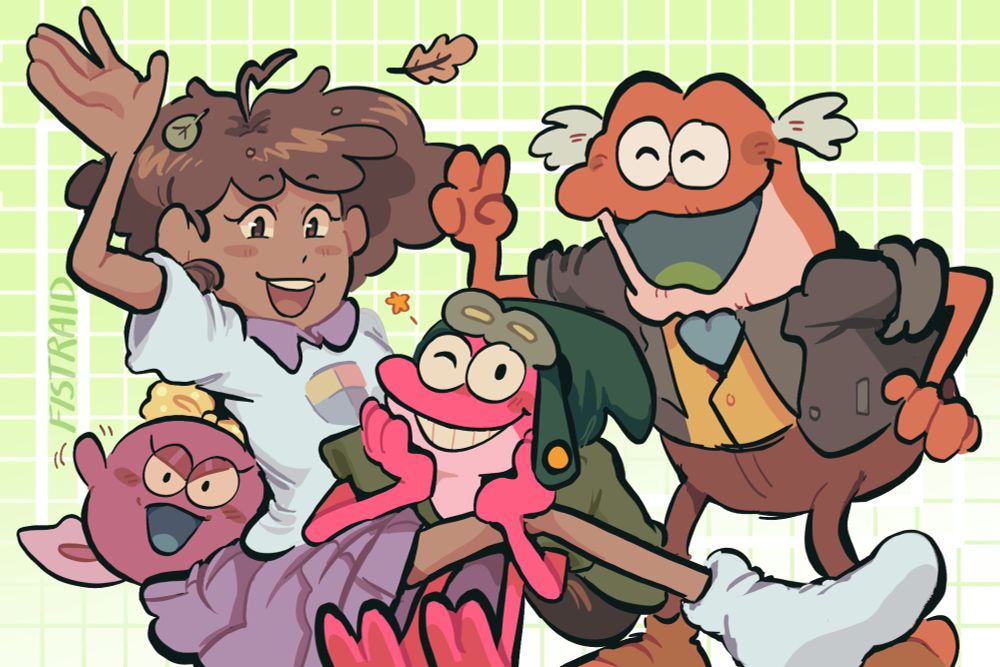 anne and frogs.