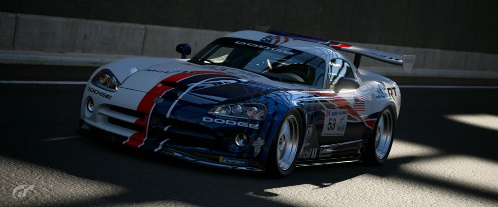 Car: Dodge Viper SRT-10 Coupe '06
Track: Trial Mountain (Back Straight) 