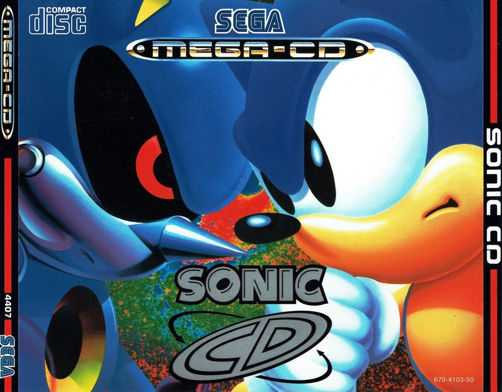 Sonic CD box art.
