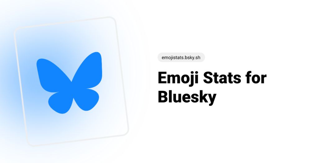 Emoji Stats for Bluesky 🦋