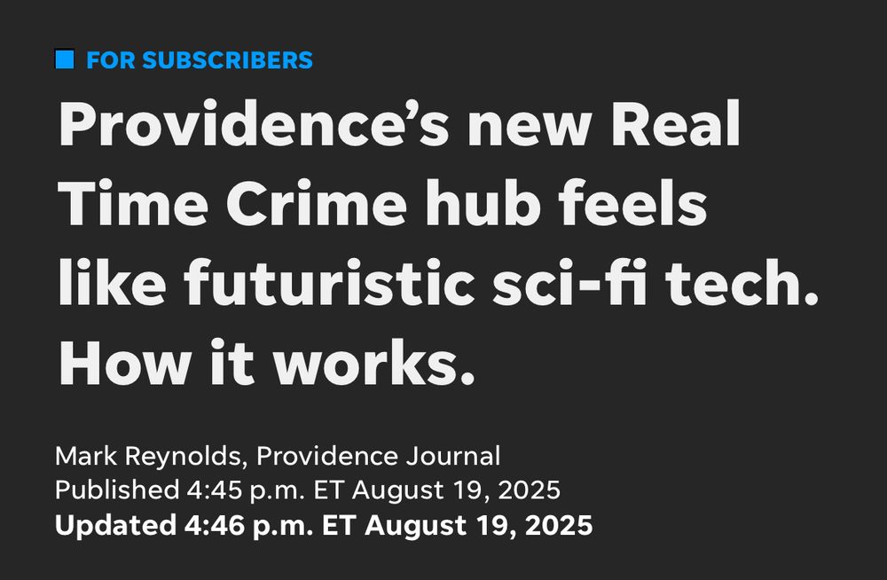 Providence Crime Hub Providence Journal Article