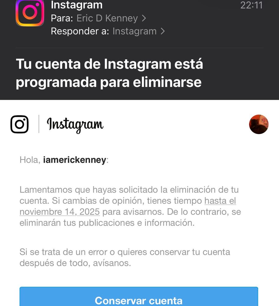 Deleting my instagram 