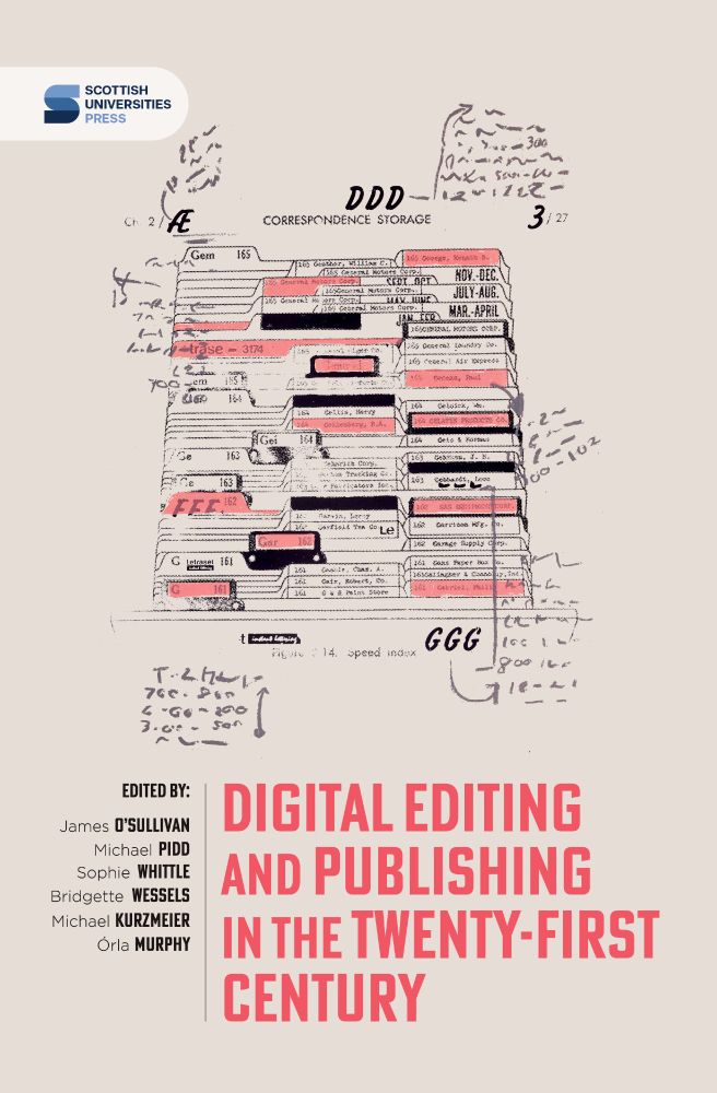 The front cover of the book Digital editing and publishing in the twenty-first century.