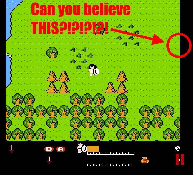 The above image, but a youtube clickbait red arrow and circle pointing to the edge of the screen with the text "Can you believe THIS?!?!?!?!"