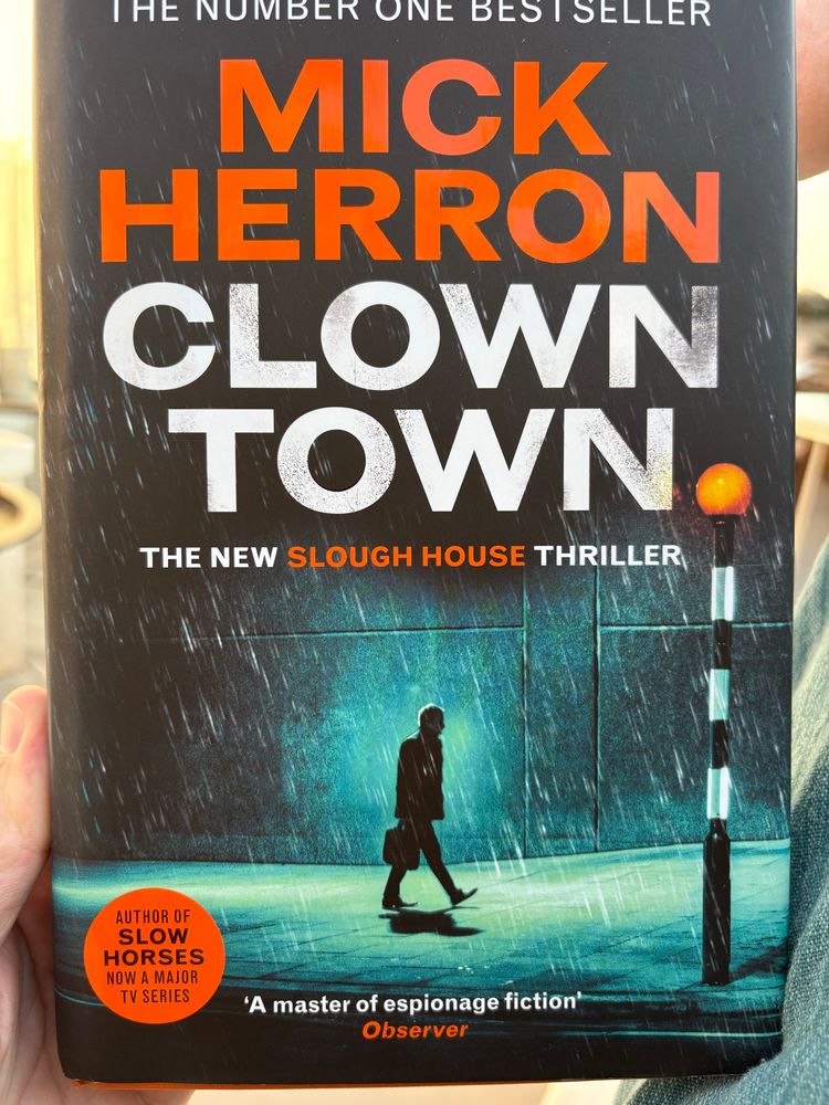 The cover of Clown Town, Mick Herron’s new Slough House novel. Out September 11.