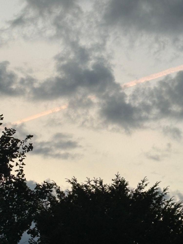 A spear of of orange light cutting through the skies above Brentford…