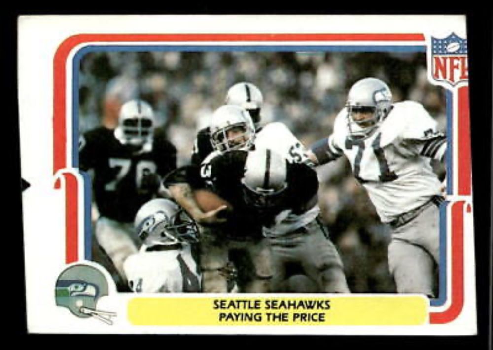 Paying the Price 1980 Fleer Team Action  Card #52 Seattle Seahawks MC  | eBay