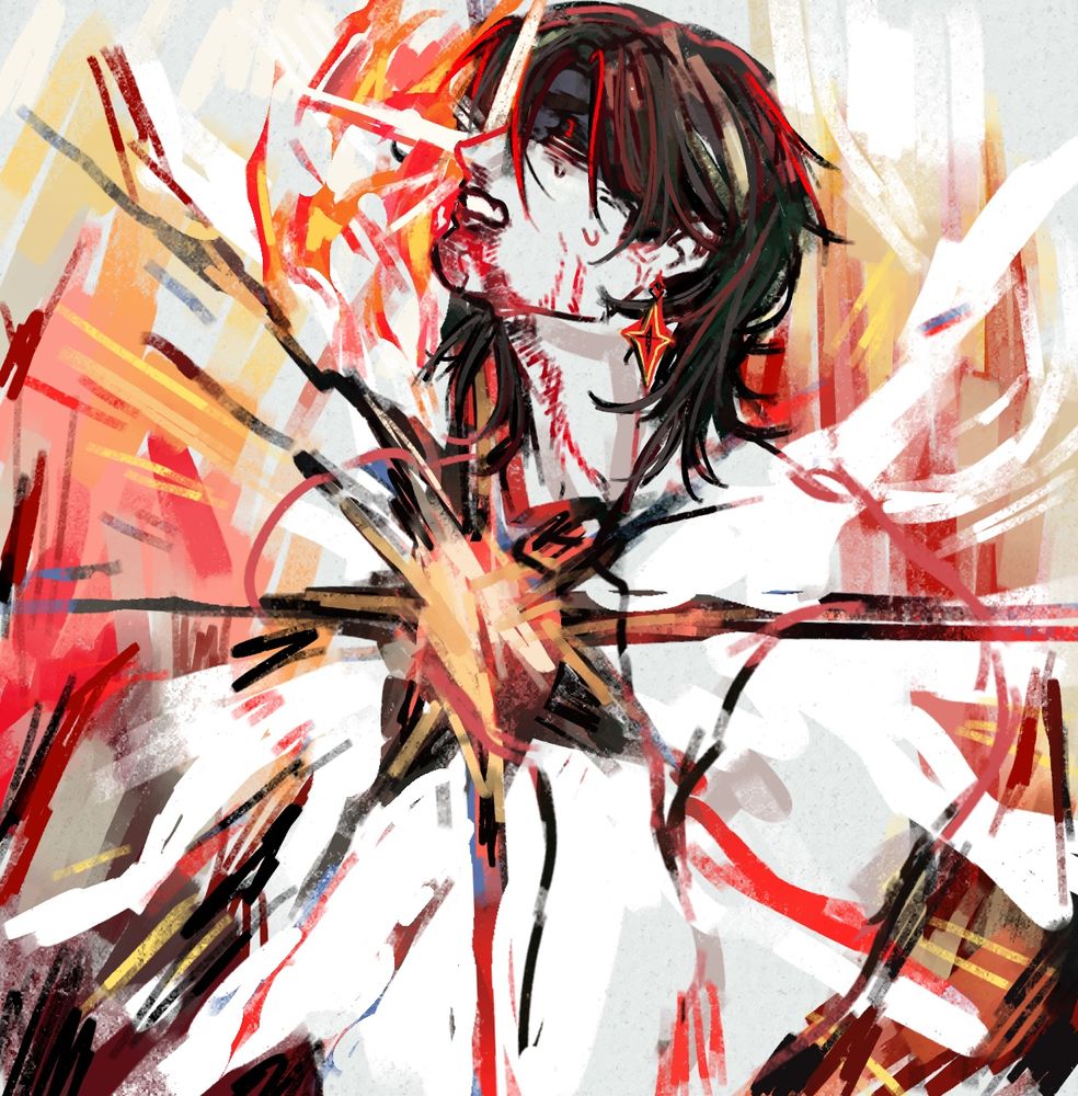 He’s in agony but that doesn’t matter.