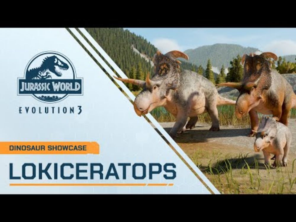 Jurassic World Evolution 3 | Lokiceratops | Dinosaur Showcase
