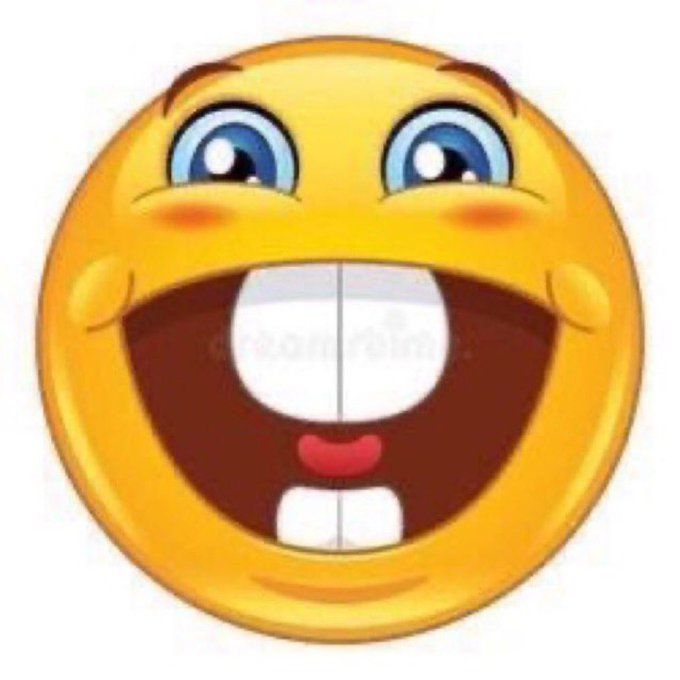 happy emoji with big grin