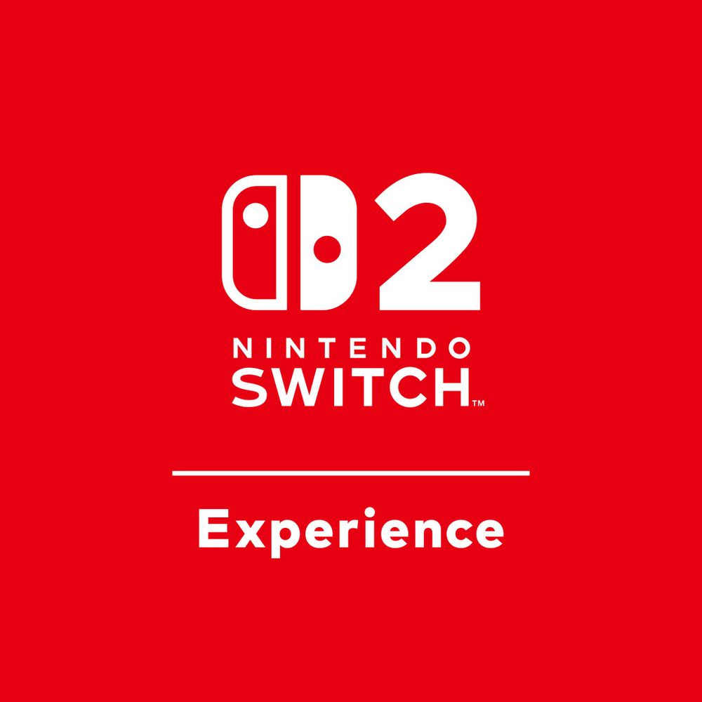red version of the Nintendo Switch 2 Experience logo