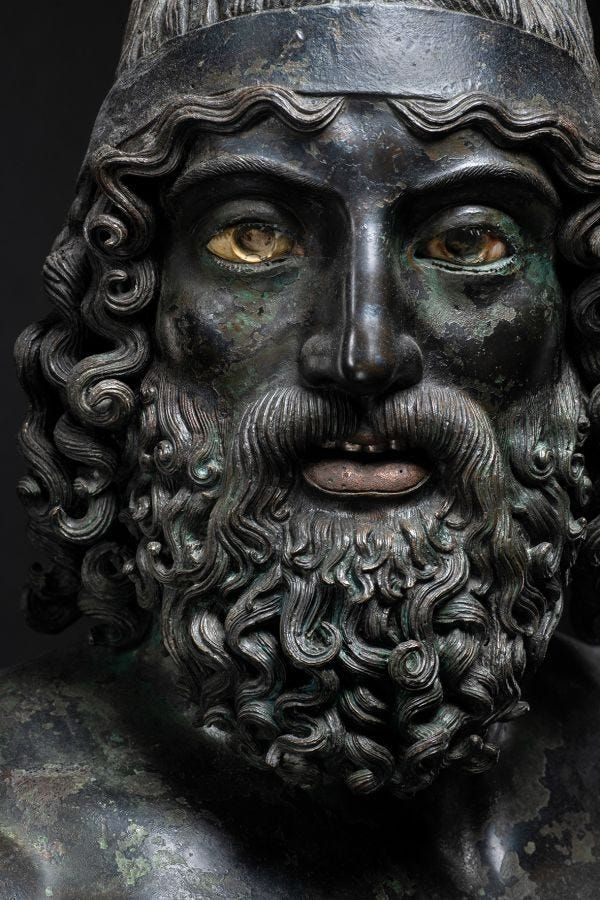Riace bronze lips. 