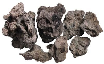 Lumps of coins and ashes from the destruction layer of the Basilica Aemilia ofn the Forum Romanum. Photo by the University of Warwick. 