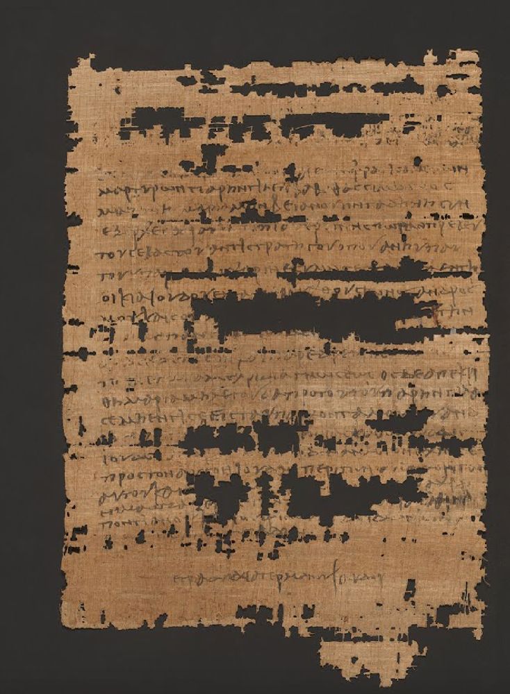  papSummons and Reply
5/6Hev26

Site
    Cave of Letters 
Manuscript Type
    Documents 
Composition Type
    Babatha's archive 
Language
    Greek 
Script
    Greek 
Period
    Roman 
Material
    Papyrus 

Image: https://www.deadseascrolls.org.il/explore-the-archive/manuscript/5_6Hev26-1