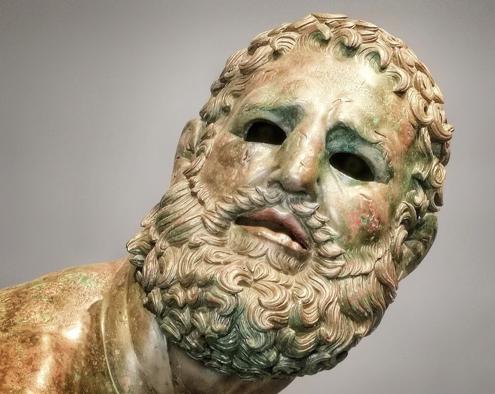 PALAZZO MASSIMO bronze boxer