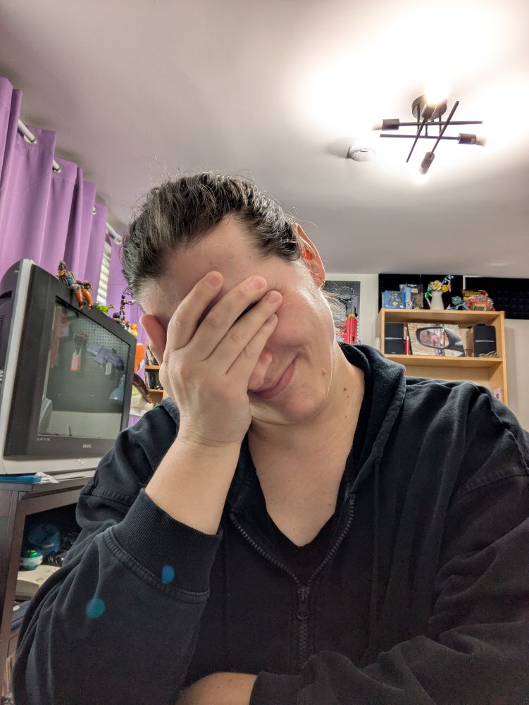 Ginny fully facepalming