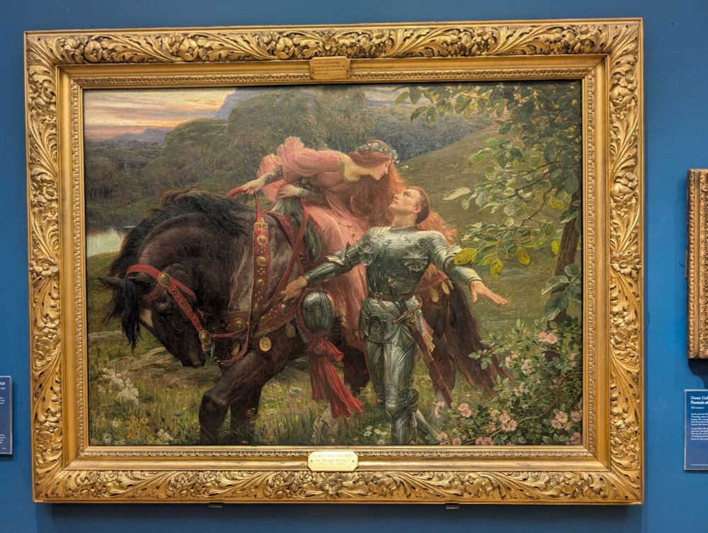 La belle dame sans merci by Frank Dicksee