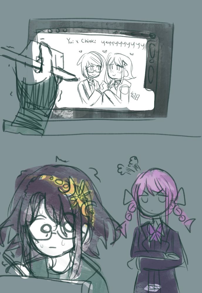 “Yui x Chiaki yayyyyyyyyyyyyyy”