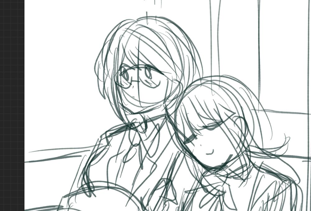 A wip of Yui and Chiaki