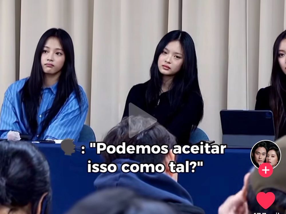 Entrevistador sobre a saída do newjeans da ADOR: podemos aceitar isso como tal?