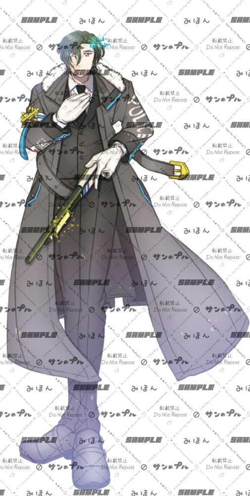 TRPG用の立ち絵イラストです。