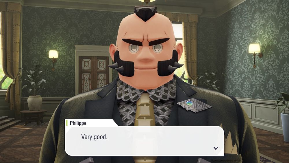 Philippe with spikey mutton chops? 