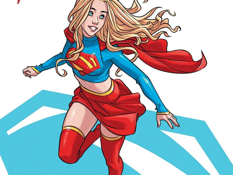 A cropped slice of Supergirl #1's cover