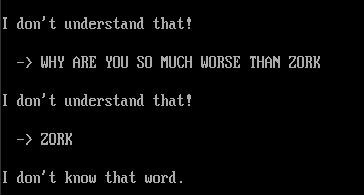 I am upset with Colossal Cave Adventure