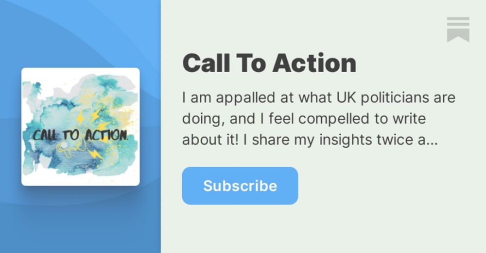 Call To Action | Dr Julia Grace Patterson💙 | Substack