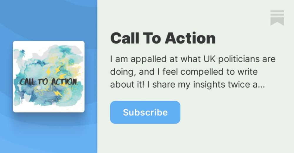 Call To Action | Dr Julia Grace Patterson💙 | Substack