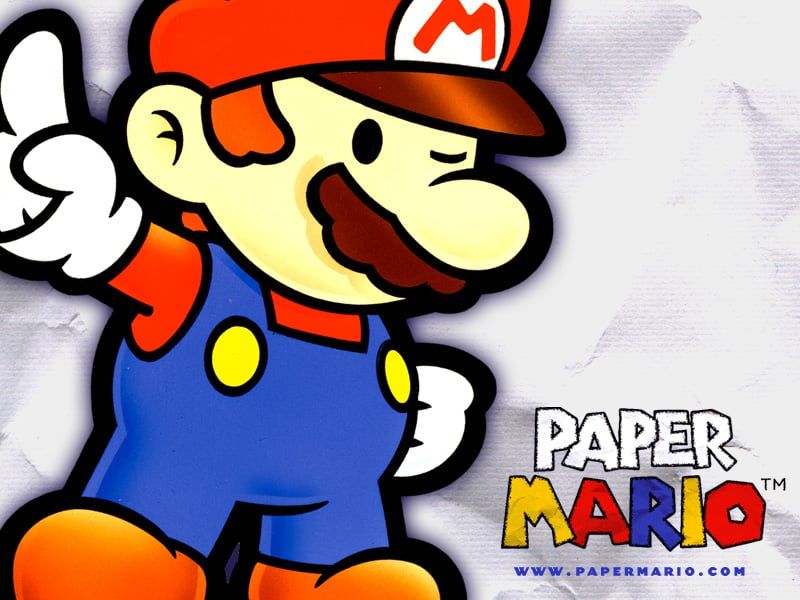 Paper Mario official wallpaper (2000)