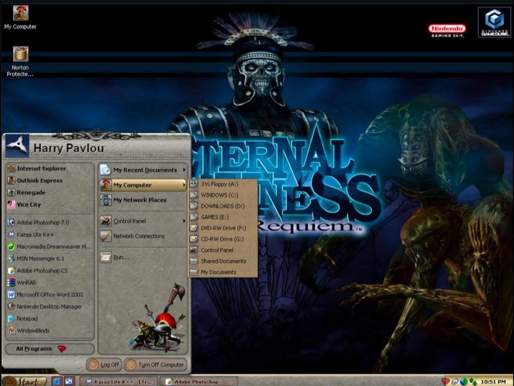 Eternal Darkness wallpaper for windows XP (2002) (Europe)