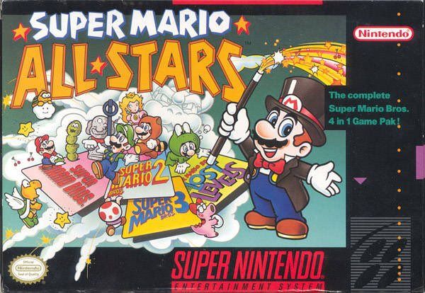 Super Mario All-Stars box art (1993)
