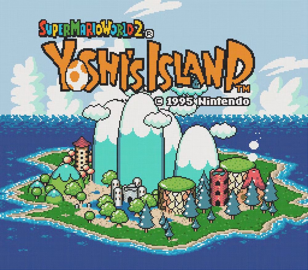 Super Mario World 2: Yoshi's Island  start screen