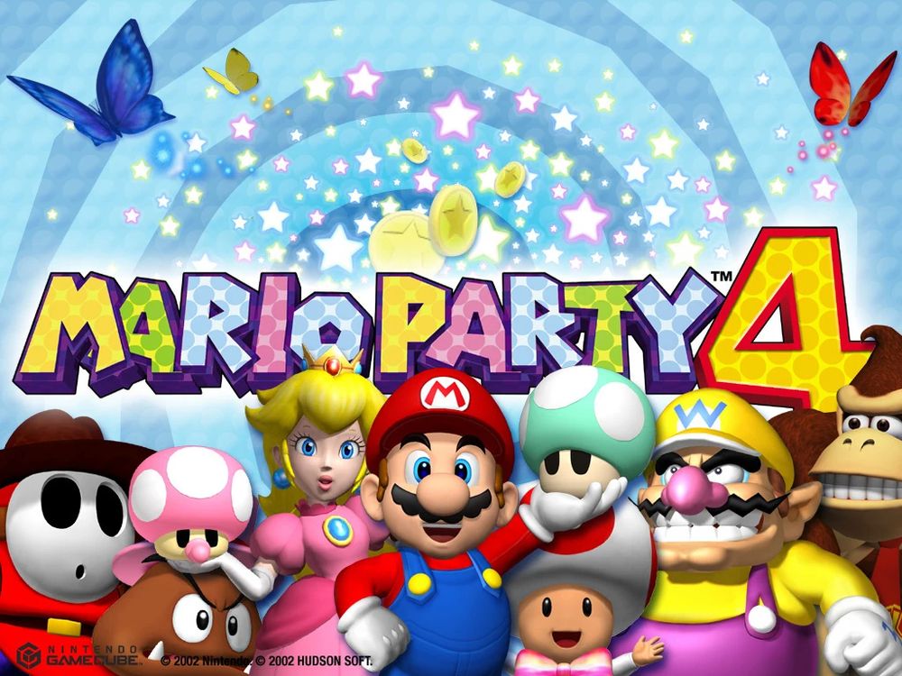 Mario Party 4 key art 