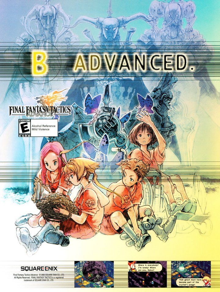 Final Fantasy Tactics ad 
Square Enix 
Gameboy Advance 
2003