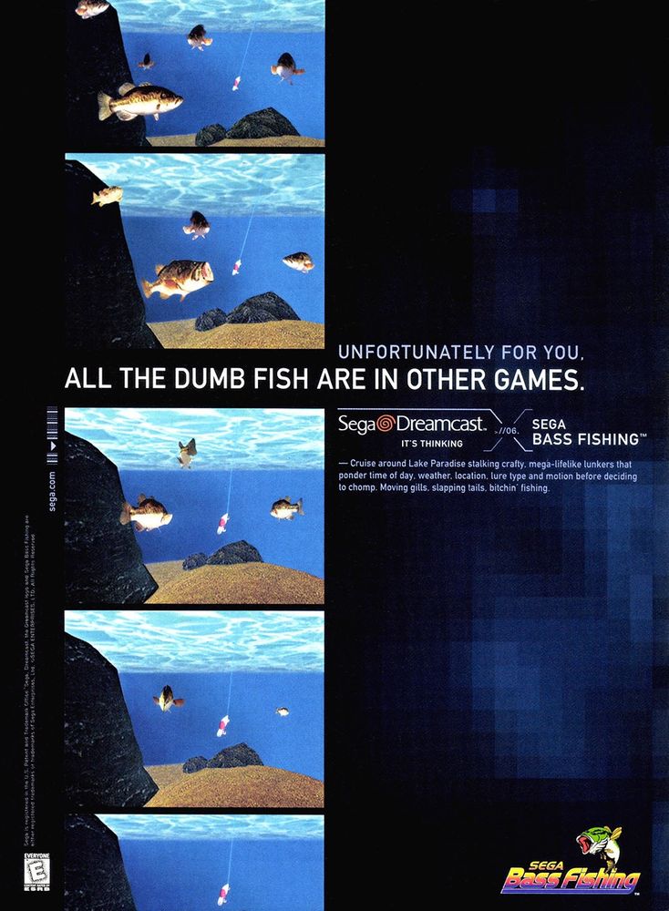 SEGA BASS FiSHiNG
Sega
Dreamcast
(1999)
