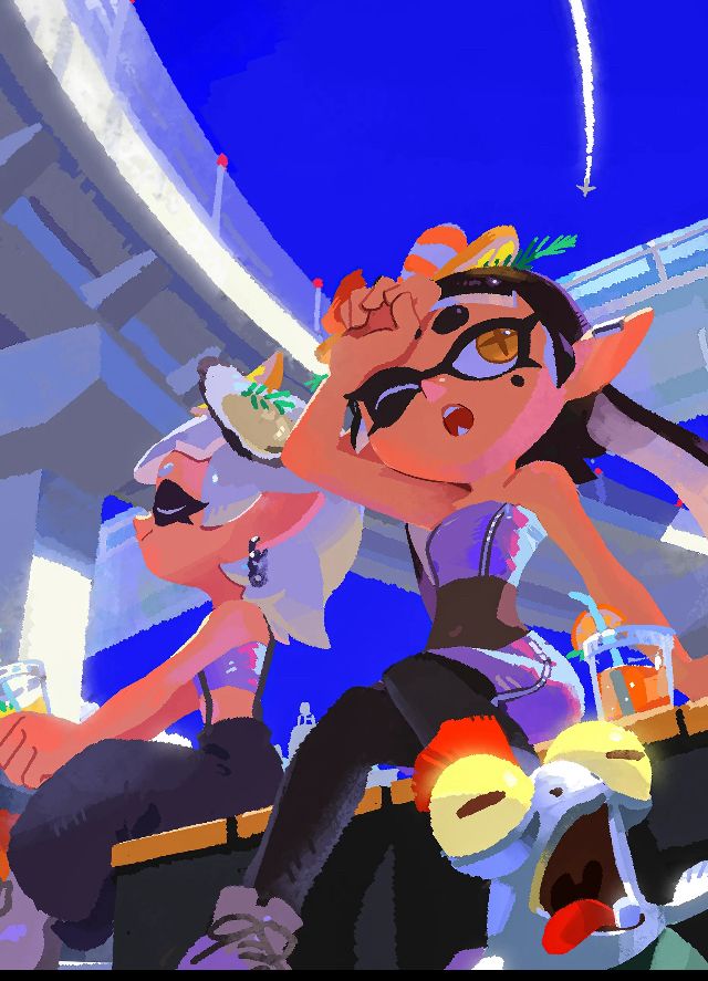 Splatoon Summer artwork from Nintendo Today app (2025)