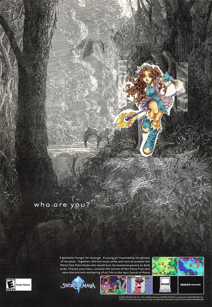 SWORD OF MANA
Square Enix
Game Boy Advance
(2003)
