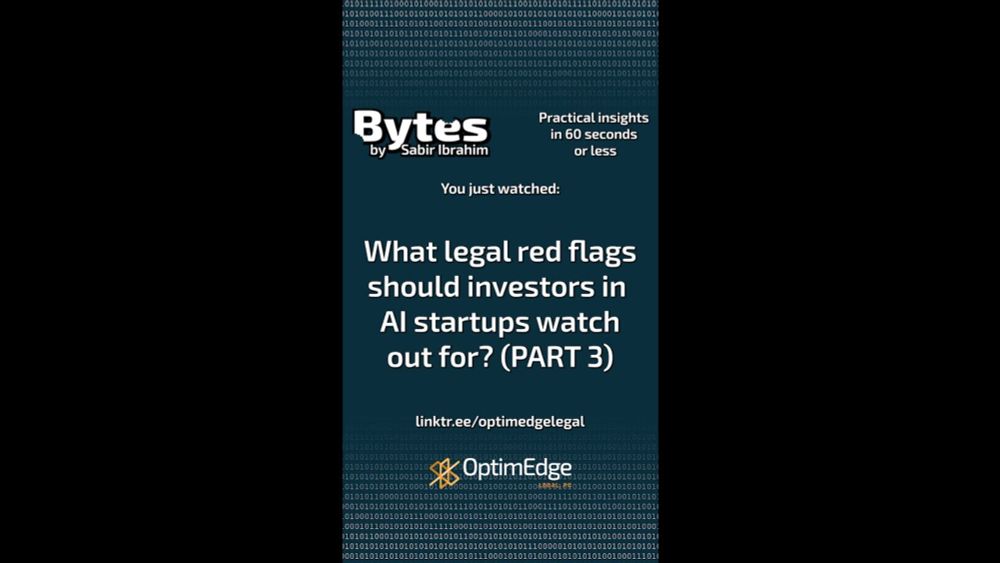 Bytes Episode 22 - What legal red flags should investors in AI startups watch out for? (PART 3)