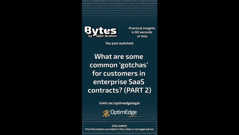 Bytes Episode 117- What are some common 'gotchas' for customers in enterprise SaaS contracts? PART 2